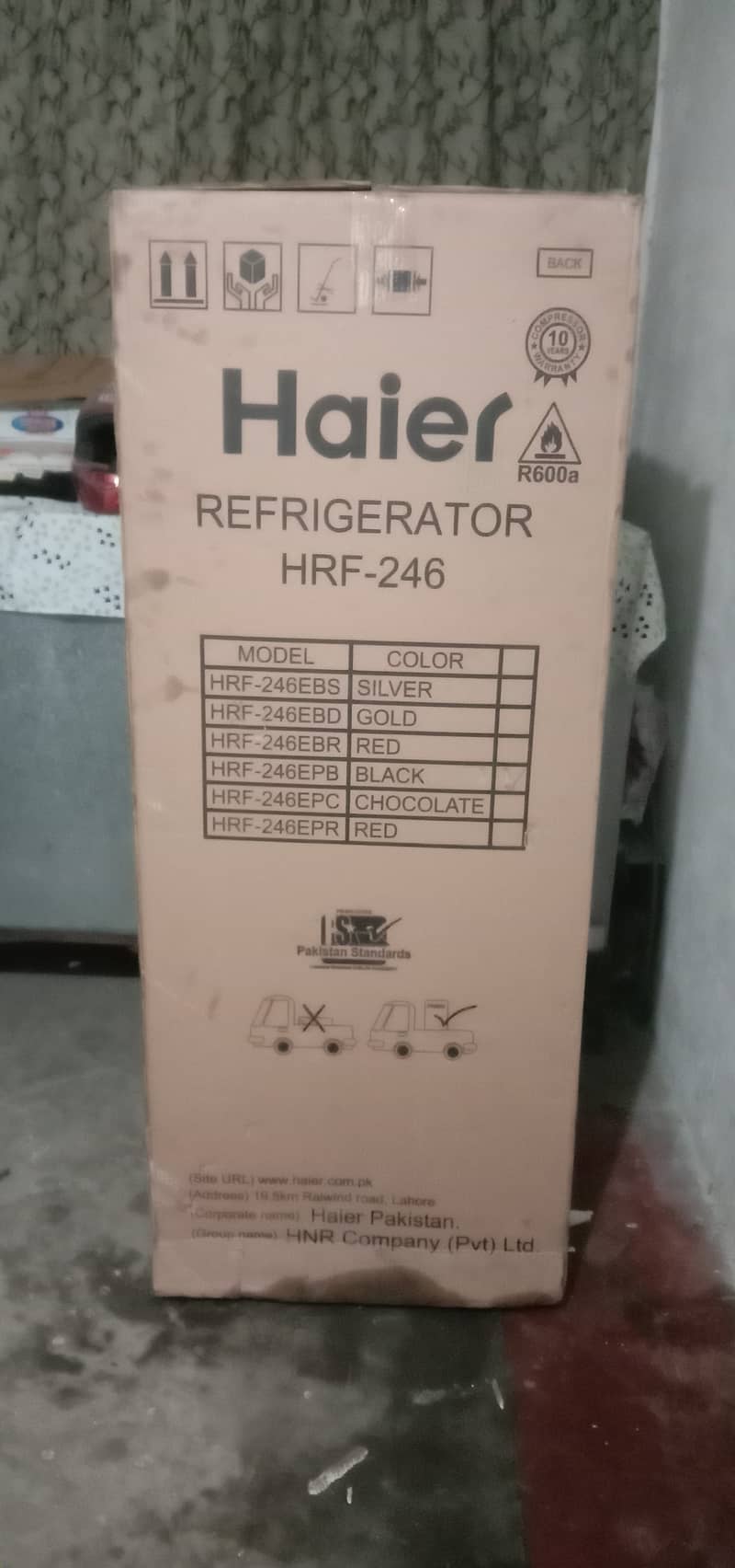 New Brand Haier refrigerator 246 EPB 2