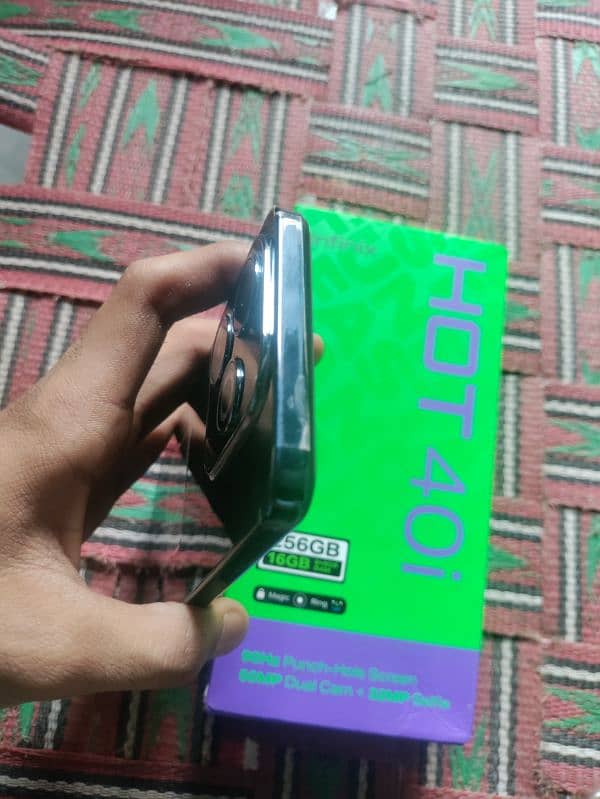 Infinix Hot 40i (8+8/256) With complete box 7 months warranty 4