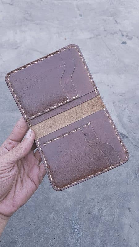 hand made leather wallet 1