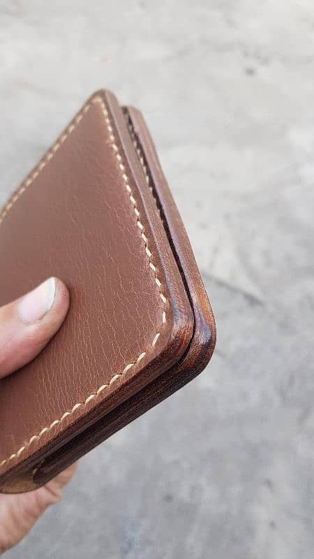 hand made leather wallet 2