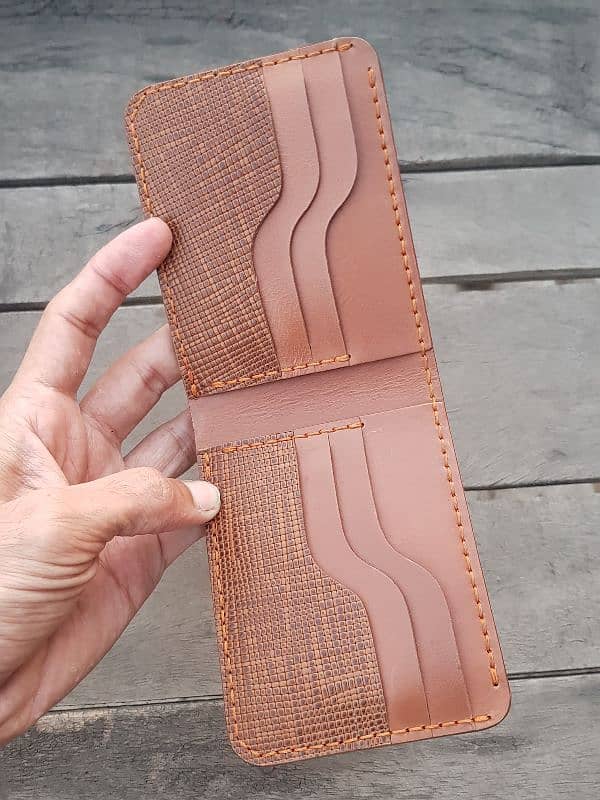 hand made leather wallet 5