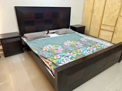 Decent double bed set 2 months used