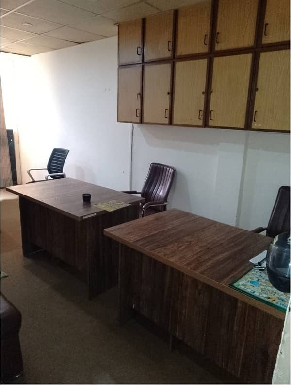 Fully Furnished Area 230 Square Feet Office Available For Rent Real Pictures in Main Boulevard Road Gulberg 3 Lahore 1