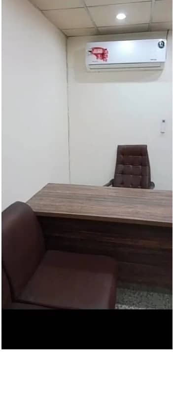 Fully Furnished Area 230 Square Feet Office Available For Rent Real Pictures in Main Boulevard Road Gulberg 3 Lahore 5