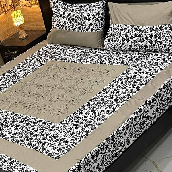 King Size Bed Sheet Patch Design Sale  Sale Sale (Free Delivery 0