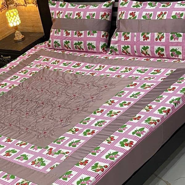 King Size Bed Sheet Patch Design Sale  Sale Sale (Free Delivery 4