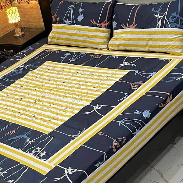 King Size Bed Sheet Patch Design Sale  Sale Sale (Free Delivery 6