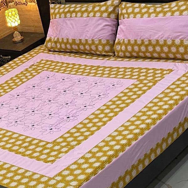 King Size Bed Sheet Patch Design Sale  Sale Sale (Free Delivery 7