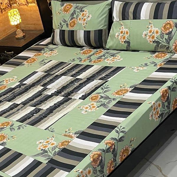 King Size Bed Sheet Patch Design Sale  Sale Sale (Free Delivery 8