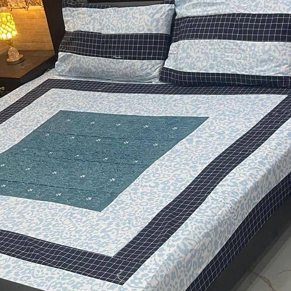 King Size Bed Sheet Patch Design Sale  Sale Sale (Free Delivery 15