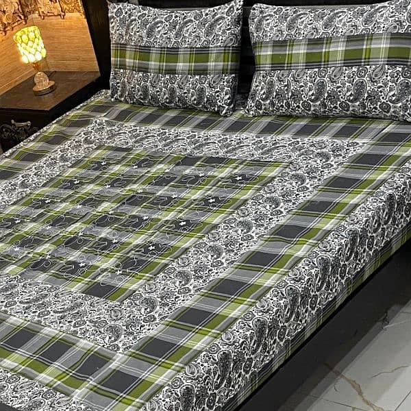 King Size Bed Sheet Patch Design Sale  Sale Sale (Free Delivery 17