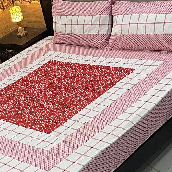 King Size Bed Sheet Patch Design Sale  Sale Sale (Free Delivery 19