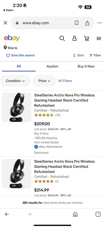 steel series gaming wireless Bluetooth headphone 8