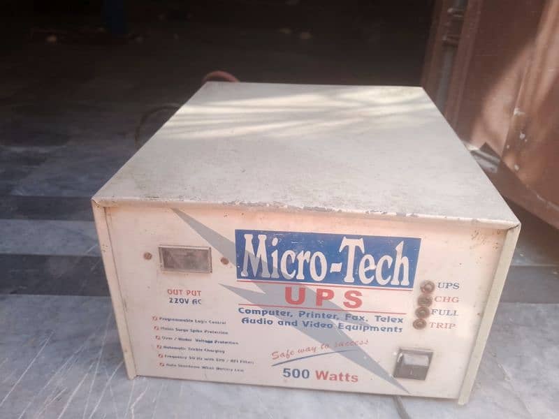 Micro tech ups 500watts 0