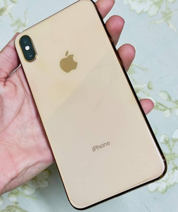 iphone xs max pta aproved physical plus esim both aproved 10/10 Gold 8