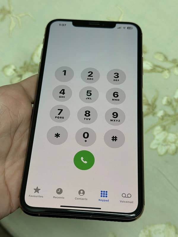 iphone xs max pta aproved physical plus esim both aproved 10/10 Gold 9