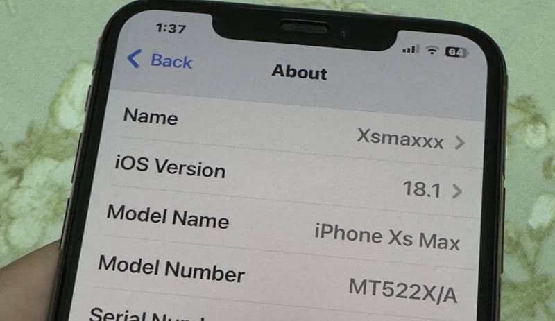 iphone xs max pta aproved physical plus esim both aproved 10/10 Gold 11