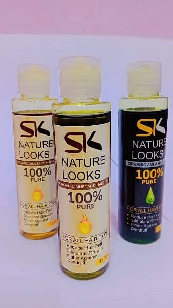 SK nature looks. organic hair oil 0