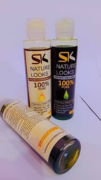 SK nature looks. organic hair oil 1