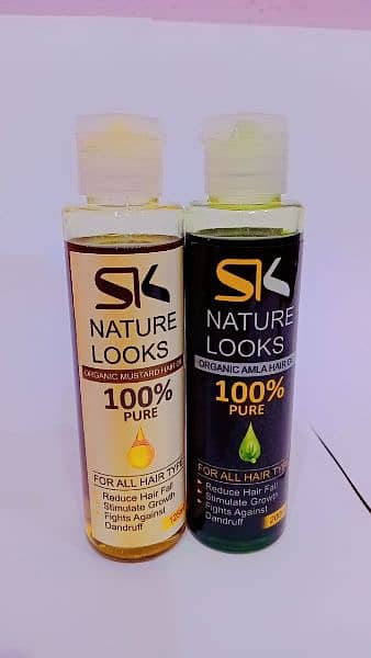 SK nature looks. organic hair oil 2