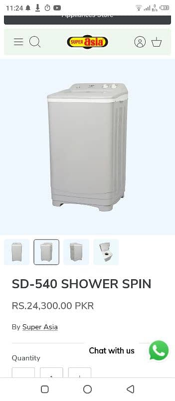 super Asia washing machine and dryer for sale 3