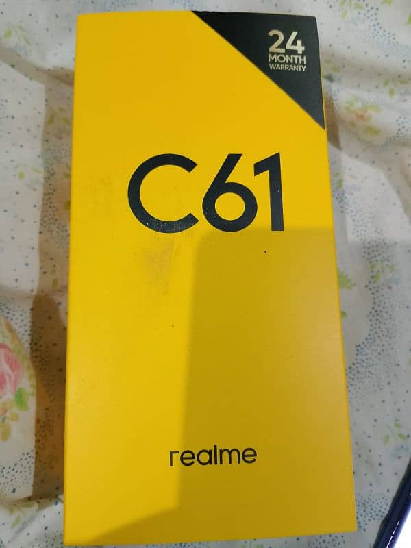 Realme c61 6/128 with box 0