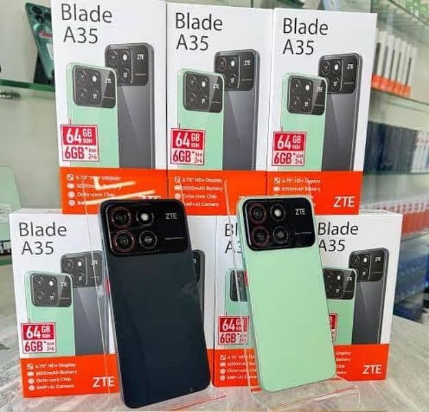 ZTE BLADE A35 4 GB+8GB 64GB 0