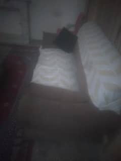 single bed 12 peace with mattress and one sofa 6 seater