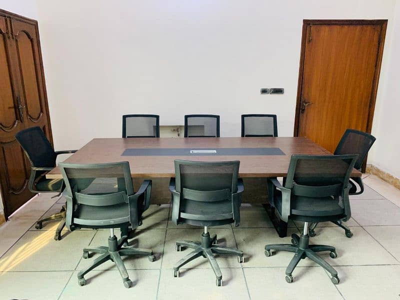 Conference Table & Chairs 0