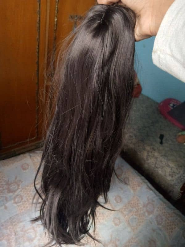 High Quality Real & Long Hair & Full Head Wig 3