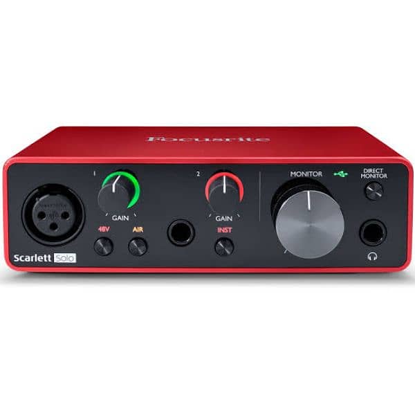 Focusrite scarlett solo 3rd gen audio interface 0