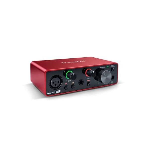 Focusrite scarlett solo 3rd gen audio interface 2