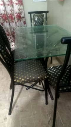 4 seater Iron Rod Dining Table