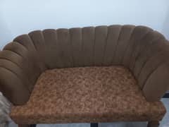 brown colour 4 seater sofa set