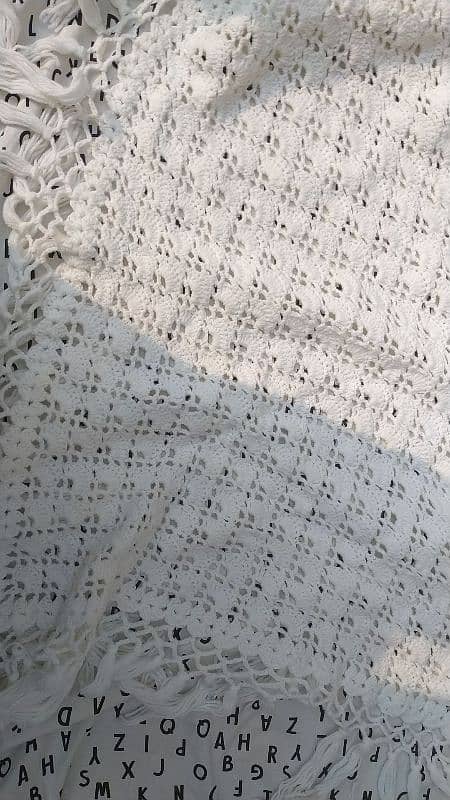 crochet wool shawl 0