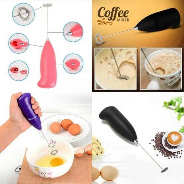 Electric Egg Beater | Milk Drink Coffee Whisk Mixer 0