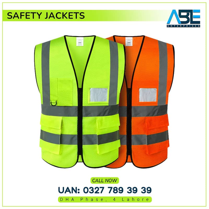 "High-Visibility Safety Jackets for Ultimate Protection 0