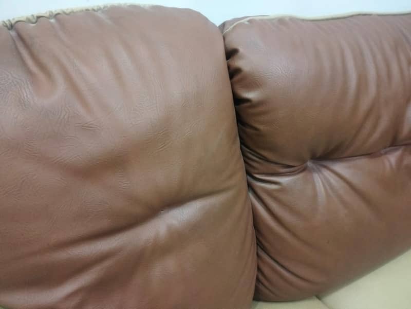 7 Seater Sofa Set Leatherette 6