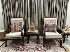 Beautiful Premium sheeshum chair set