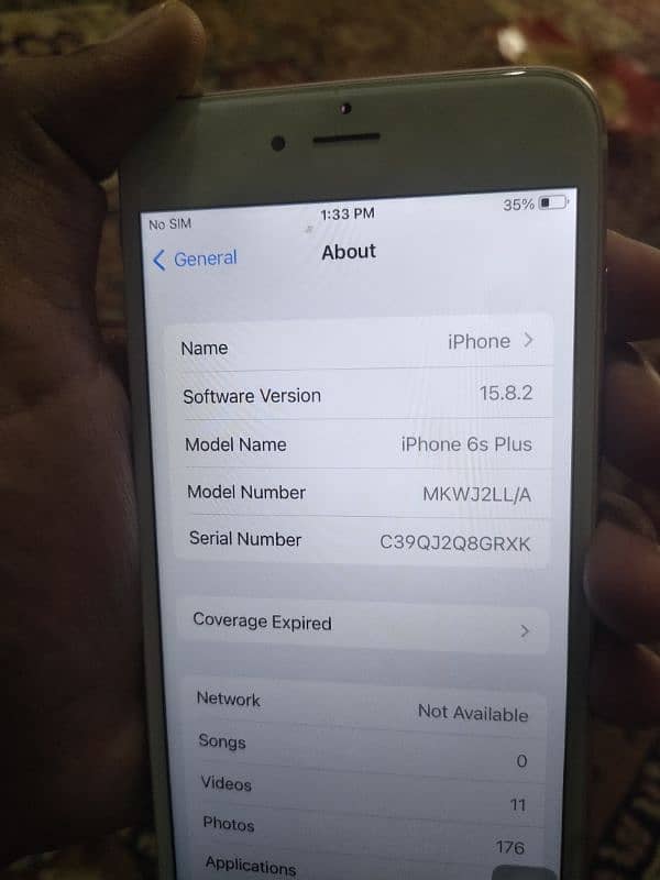 iphone 6s plus 128gb pta original approved 3