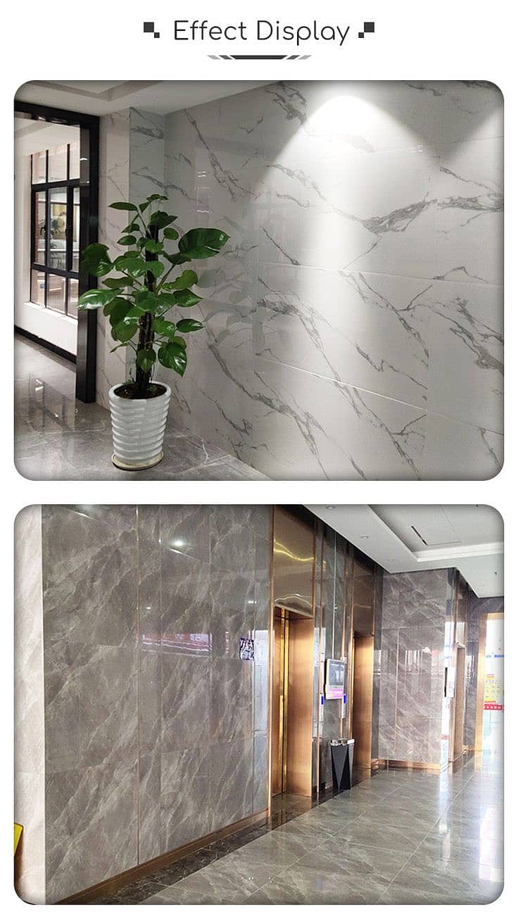 Marble sheet/PVC pannel/wallpaper/gypsum ceiling/media wall/tv consol 7