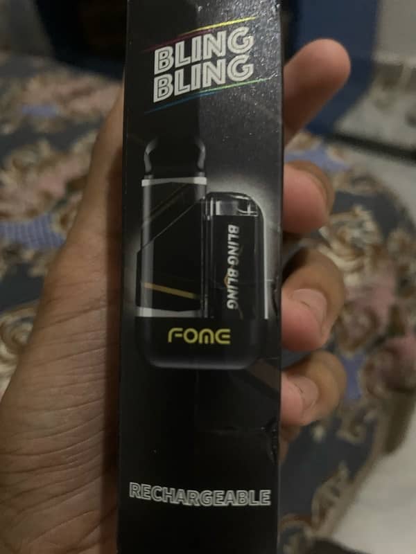 (“FOME”) bLING BLING RECHARGEABLE VAPE DEVICE 2