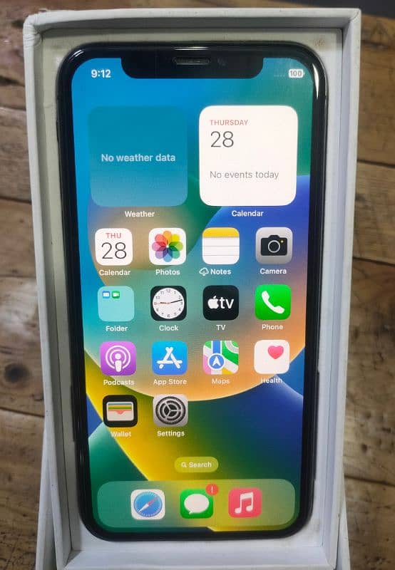 iphone X 64 gb with box 1