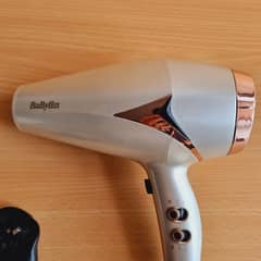 BaByliss Pearl Shimmer Hair Dryer Powerful 2200W with 3 Heat & 2 Speed