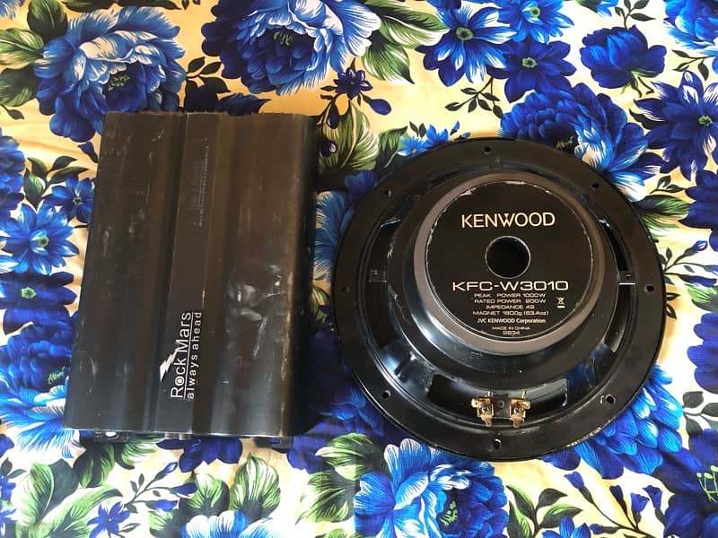 Rockmars amplifier Kenwood 3010 woofer 0