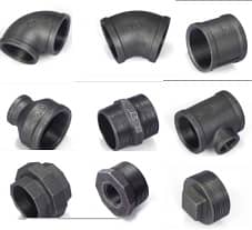 MI Malleable Iron GI Fittings Elbow Tee Socket Nipple UL FM