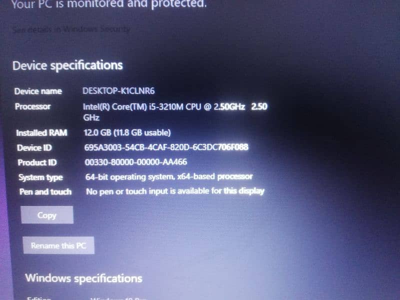 acer with 12gb ram and ssd 500gb 4