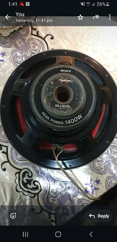 Sony exploed sub woofer 1