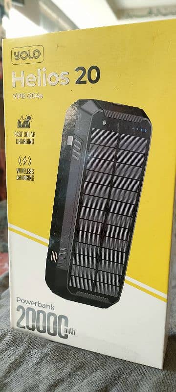 New Yolo Powerbank 20000MH with s solar charger 0