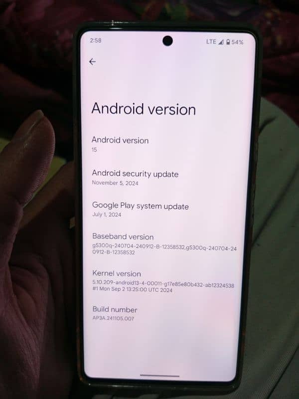 Google pixel 7pro 12GB PTA approved 15 letest update 5000MAH betteri 2